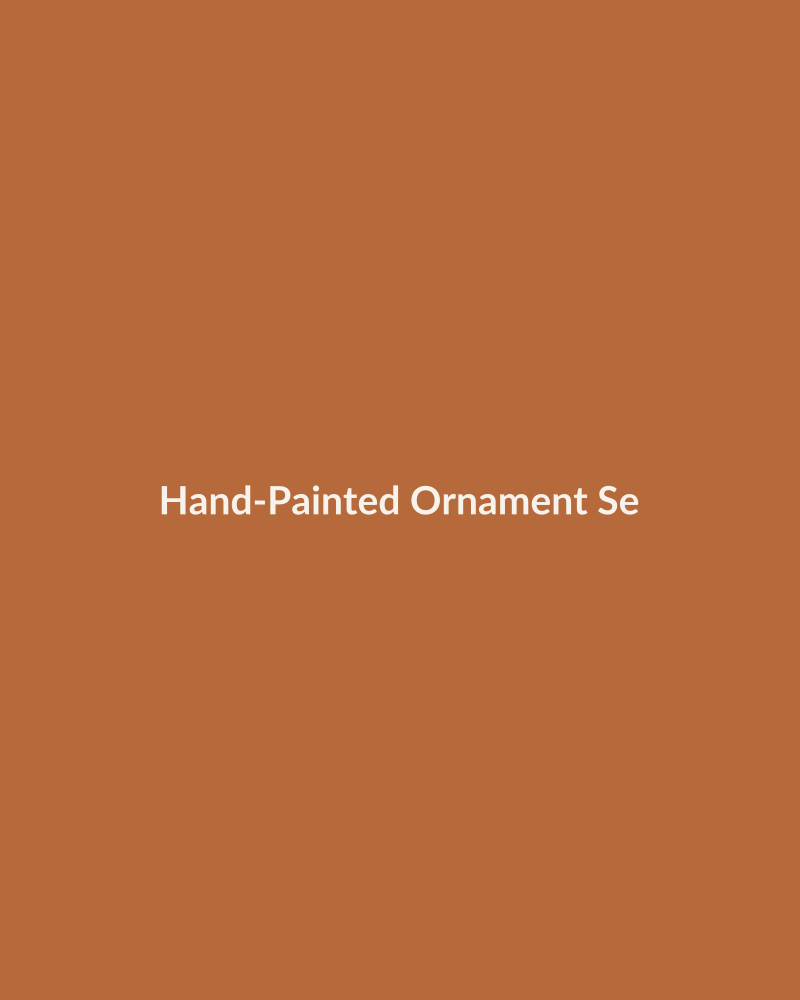 Hand-Painted Ornament Set