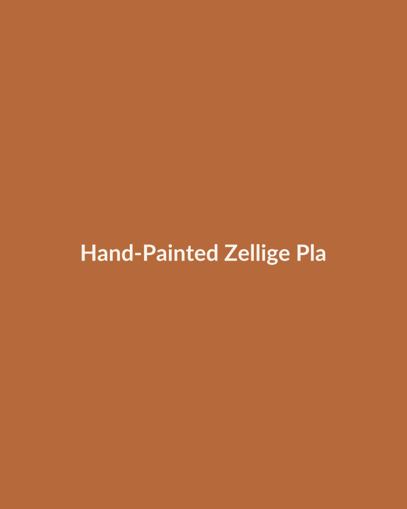 Hand-Painted Zellige Platter